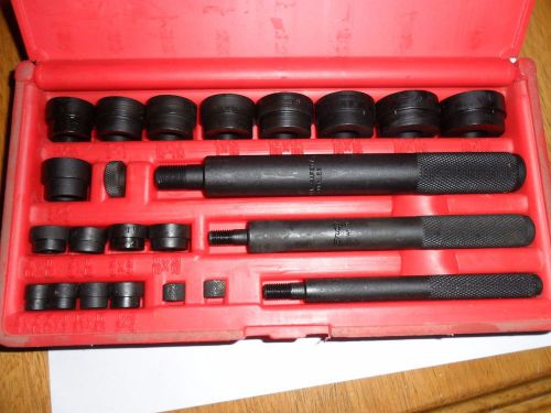 Complete snap-on bushing driver set,22 piece kit inc storage case, a157c nice for sale