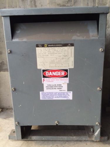 square d transformer 15kva 480 to 208y , 120 cat#15t3h