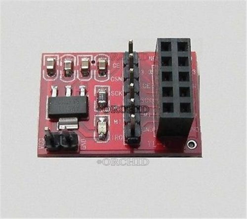 2pcs socket adapter plate board for 10pin nrf24l01+ wireless transceive module for sale
