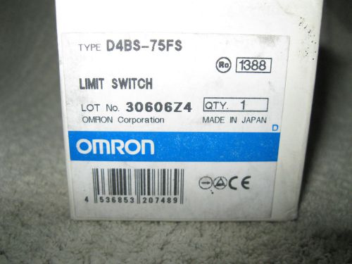 OMRON D4BS-75FS LIMIT SWITCH