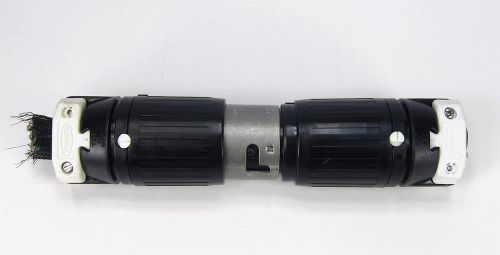 Hubbell twist lock electrical connector pair cs8364c &amp; cs8365c used 3 pole 4wire for sale