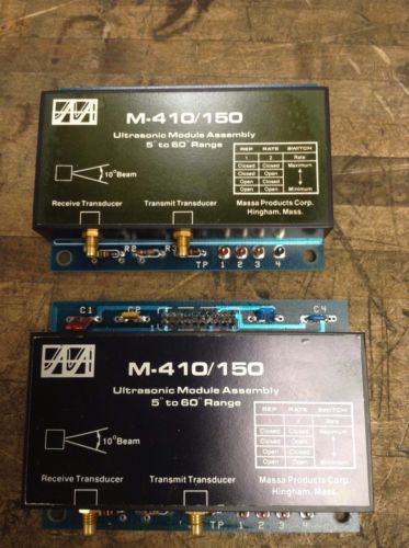 Massa Products M-410/150 Ultrasonic Module Assembly-Lot of 2