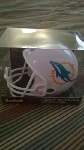 NFL Miami Dolphins scotch tape dispenser C32-HELMET-MIA 051141383088