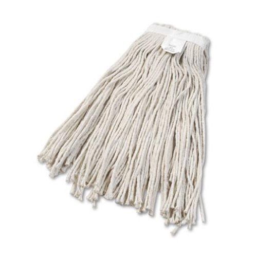 Unisan cut-end wet mop head, cotton, #24 size, white (2024c) for sale
