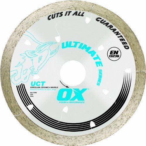OX OX-UCT-6 Ultimate Cuts All Tiles 6-Inch Diamond Blade, 7/8-Inch-5/8-Inch Bore