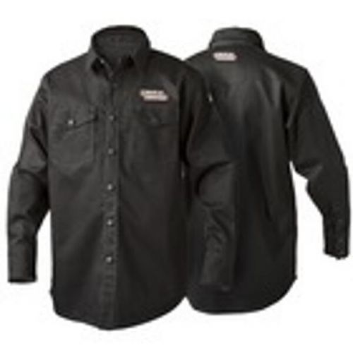 Lincoln Electric K3113 9oz. FR Black Welding Shirt, 2XL