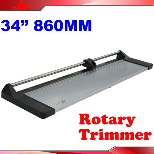 New Arrival 34&#034; 860mm Manual Rotary Photo Paper Cutter Portable Trimmer+1 Blade