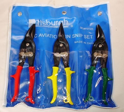 Pittsburgh 3 Pc. Aviation Tinner Snip Set - NIOB, PN 37325