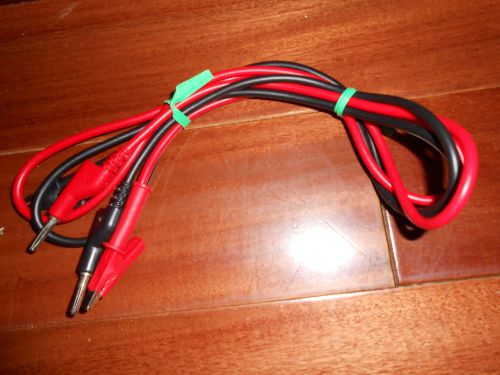 FLUKE CABLE WITH CLIPS / 3 FOOT LONG