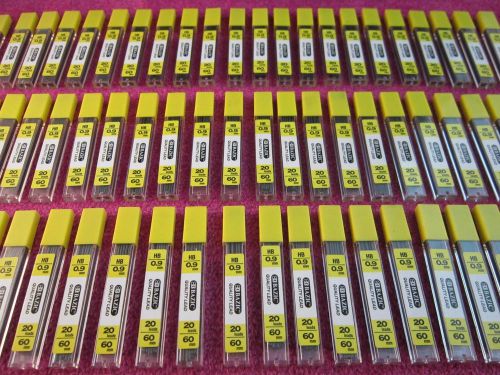 Refill Lead HB Mechanical Pencil Spare Lead 0.9 MM Bazic 80 Tubes Lot