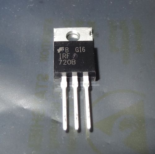 2 pcs IRF720B N-Channel Power FET, 400V, 3.3A, TO-220AB
