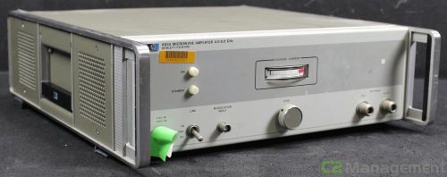 HP Hewlett Packard 493A Microwave Amplifier 4.0-8.0 GHz Test Equipment