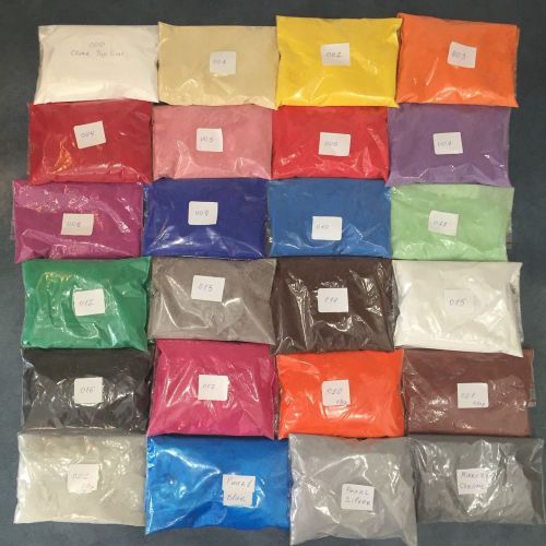 New low temperature high gloss powder coating paint - different colors, 450g/1lb for sale