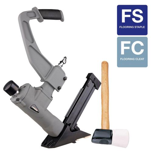 Pneumatic 3-in-1 flooring air nailer stapler light weight die cast aluminum tool for sale