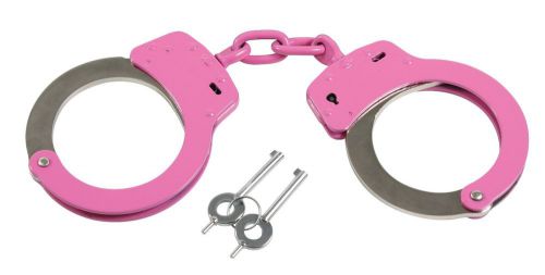 Rothco pink handcuffs with belt loop pouch for sale