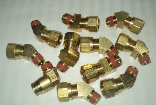 NEW~QTY/Lot of (11) Brass Compression? Hose Fittings  5/8