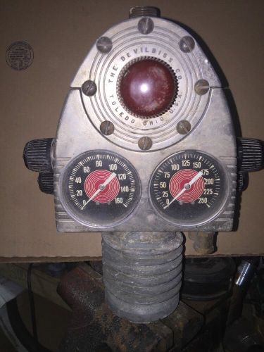 Devilbiss co. type hlg series 501 pressure meter regulator vintage steampunk for sale