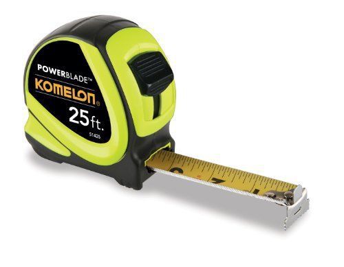 Komelon 51425 25-Foot x 1.06-Inch ABS PowerBlade Tape Measure