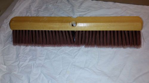 12 Flo-Pac 18&#034; Flagged Polypropylene Push Broom Heads