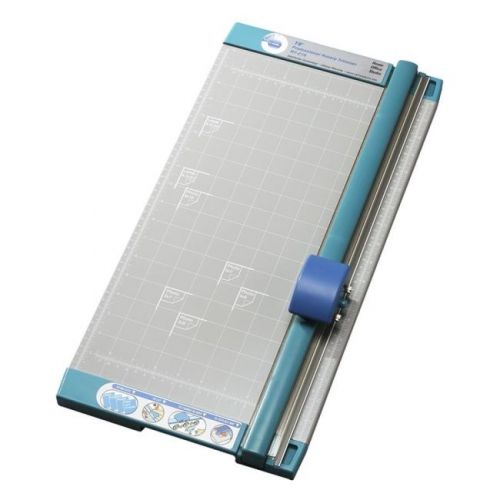 CARL Bidex Professional Rotary Trimmer, 10 Sheets, Metal Base, 11 In. x 21 In.,