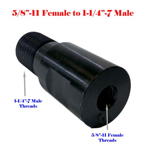 Core Drill Bit Adapter 1-1/4” - 7 Thread Male to 5/8&#034;-11 Female Diamond Hammer