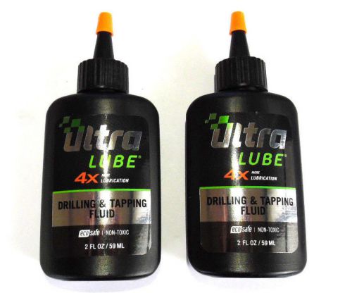 USA Lot of 2 ULTRA LUBE 10664 Drilling Tapping Tap Cutting Oil Fluid 4 oz USA