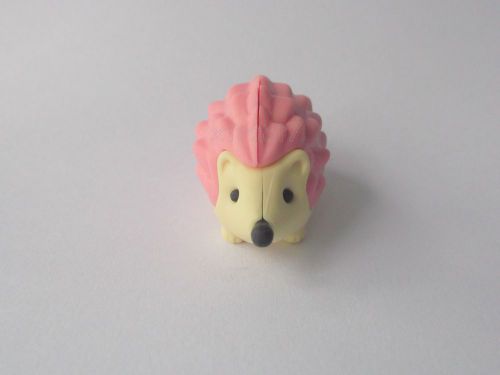 Iwako Japan Cute Kawaii Pink Porcupine Eraser Made in Japan