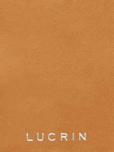 LUCRIN - Leather Desk Pad 2 sections - Smooth Cow Leather, Natural