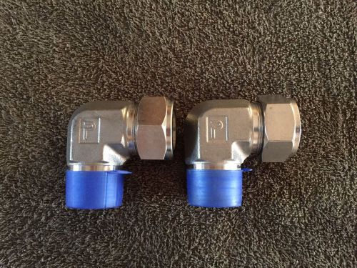 2-Parker 1&#039;&#039; Stainless steel tubing fittings