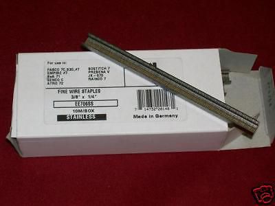 NEW 1/2&#034; 10,000 Stainless Steel Staples #7, #71 Series