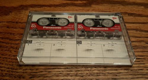 Panasonic MC 60 cassette tapes for answering machine or dictation recordew NEW.