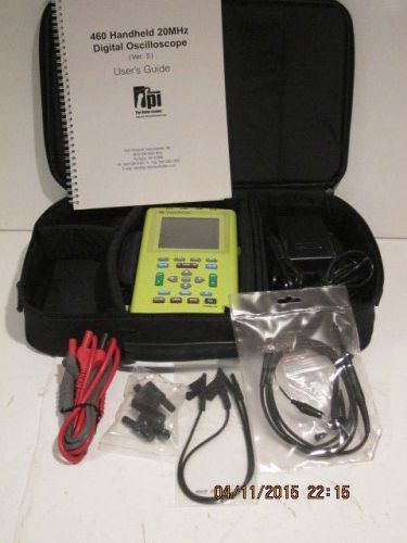 Test products international(tpi 460) 20mhz handheld oscilloscope, free ship new! for sale