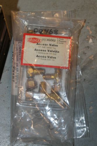 Lot of 6 new aurora 3gd02 1/4&#034; swivel tee for sale