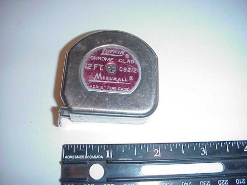 Lufkin 12 Ft. Mezuall Chrome Clad Tape- C9212