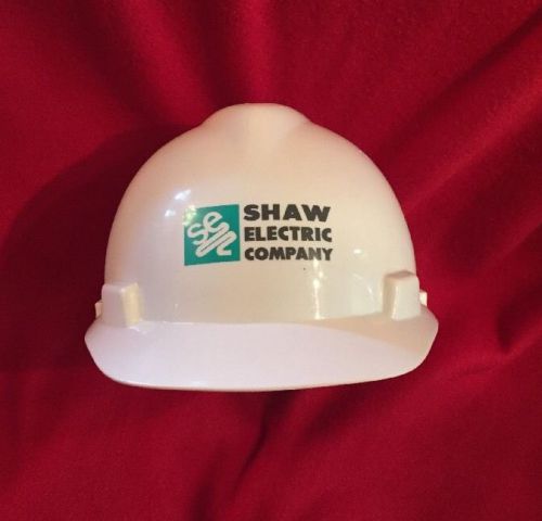 Shaw Electric Hard Hat White With Union Logo