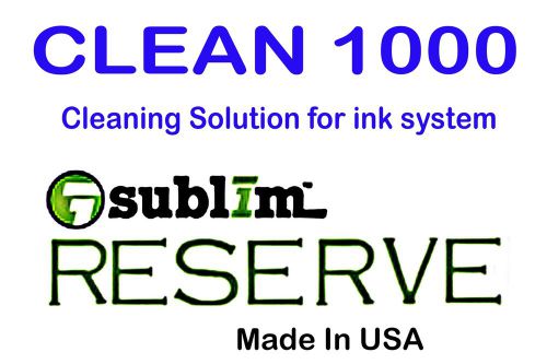 Sublim Reserve CLEAN 1000 Cleaning Solution 125ML Bottle