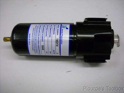 New arrow pneumatics 3/8&#034; npt oilescer filter, 0.9 micron, auto drain, f453fw for sale