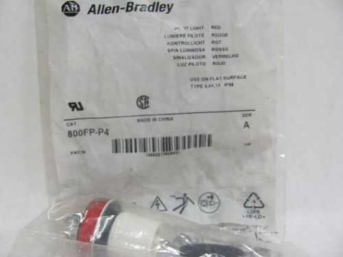 Allen Bradley 800FP-P4 Series A Red Pilot Light NIB!!!