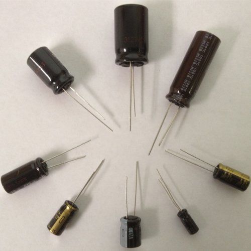 10x panasonic 105°c electrolytic capacitor 330uf 25v, 3/8&#034; x 1/2&#034; (10x12.5mm) for sale