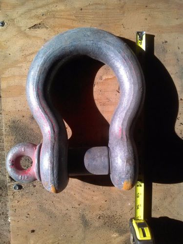Crosby usa 1-3/4&#034; screw pin anchor shackle wll 25 crane rigging for sale