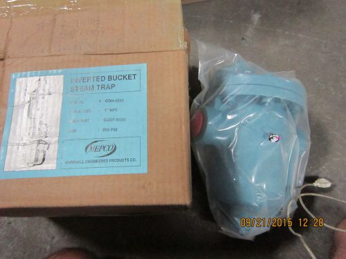 Mepco inverted bucket steam trap obh-4250 1&#039;&#039; npt 250 psi for sale