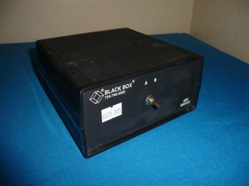 Black box 724-746-5500 sw088a-fff abc switch for sale