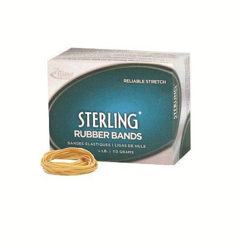 Alliance sterling rubber band size #33 (3 1/2 x 1/8 inches) - 1/4 pound box for sale