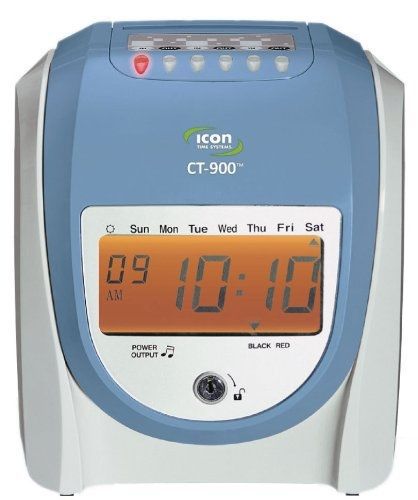 Icon Time Systems Icon time systems CT-900 Calculating Time Recorder with free