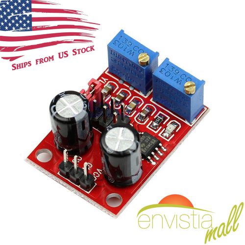 Ne555 duty cycle adjustable pulse frequency square wave signal generator module for sale