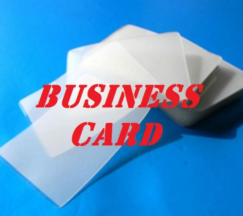 Business Card 500 PK Laminating Laminator Pouches Sheets 5 mil  2-1/4 x 3-3/4