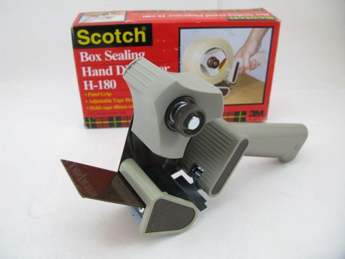 Scotch Box Sealing Hand 2&#034; Tape Dispenser H180 H 180 3M Pistol Grip Style