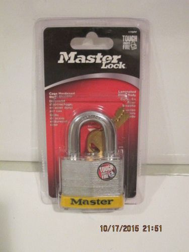 Master lock 17dpf contractor grade padlock 2&#034; laminated steel w/2keys f/shp nisp for sale