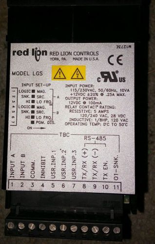 Red lion controls LGS00100 LGS