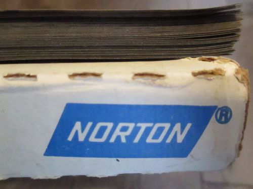 Norton 9&#034; x 11&#034; Barcoded Abrasive Sheets Tufbak Durite 600A Grit Apprx 50~